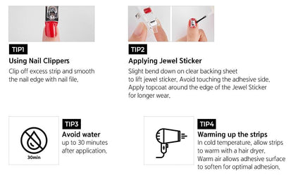 tips for DASHING DIVA GLOSS Emerald Beach 