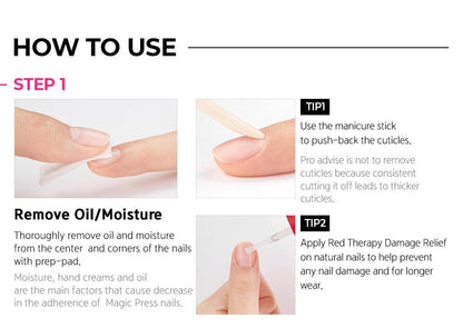 How to use DASHING DIVA MAGICPRESS Calming Pink