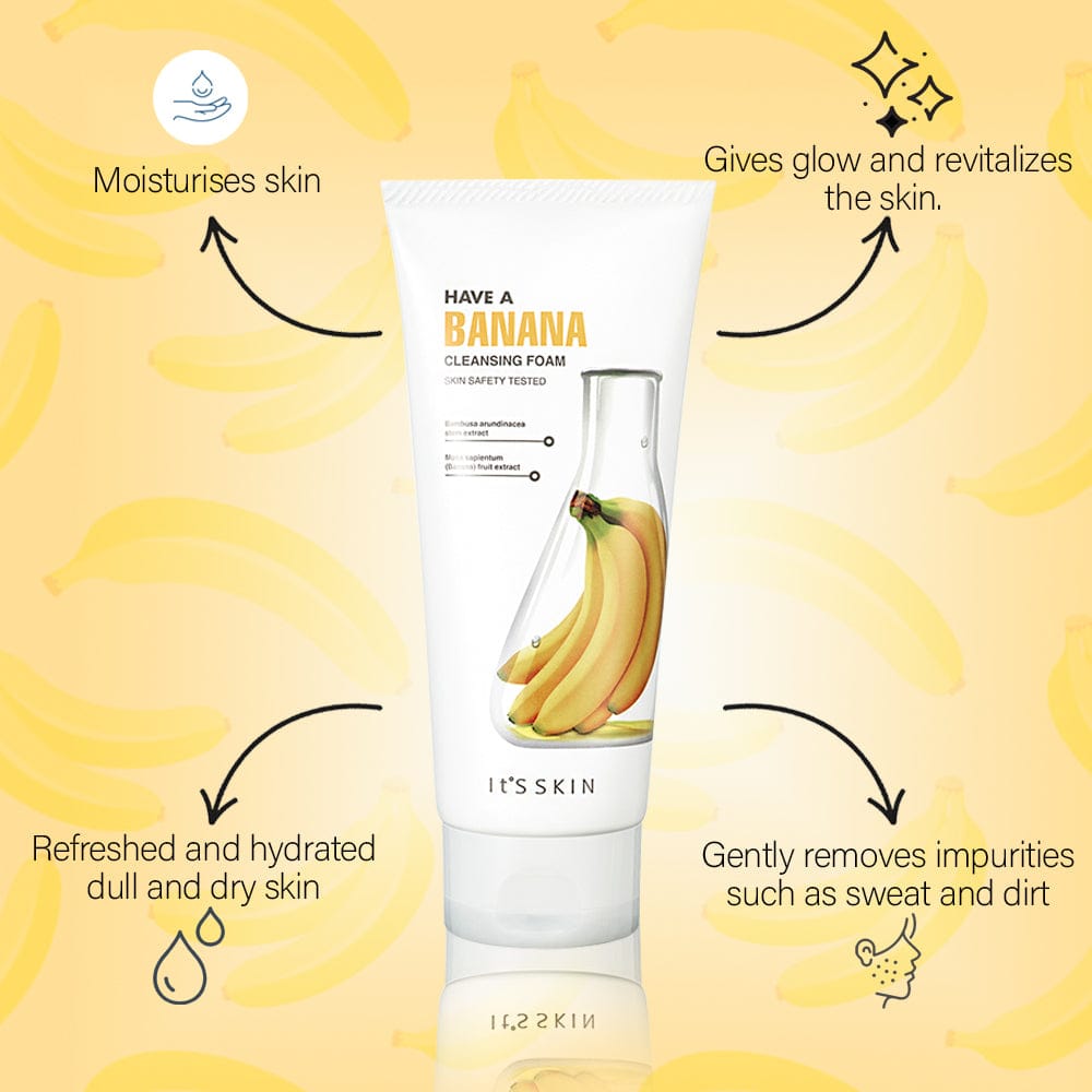 Benefits of It's Skin Have a Banana Cleansing Foam For Elasticity
