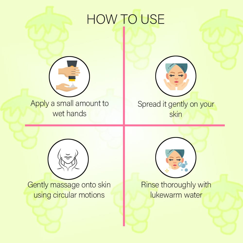 How to use It's skin green grape cleansing foam