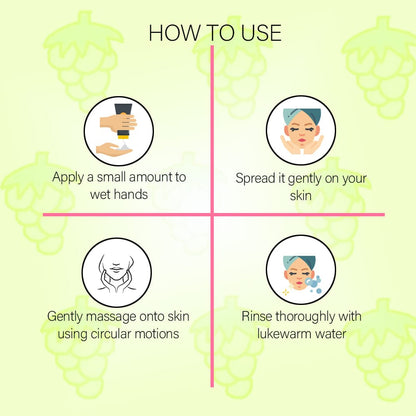 How to use It's skin green grape cleansing foam