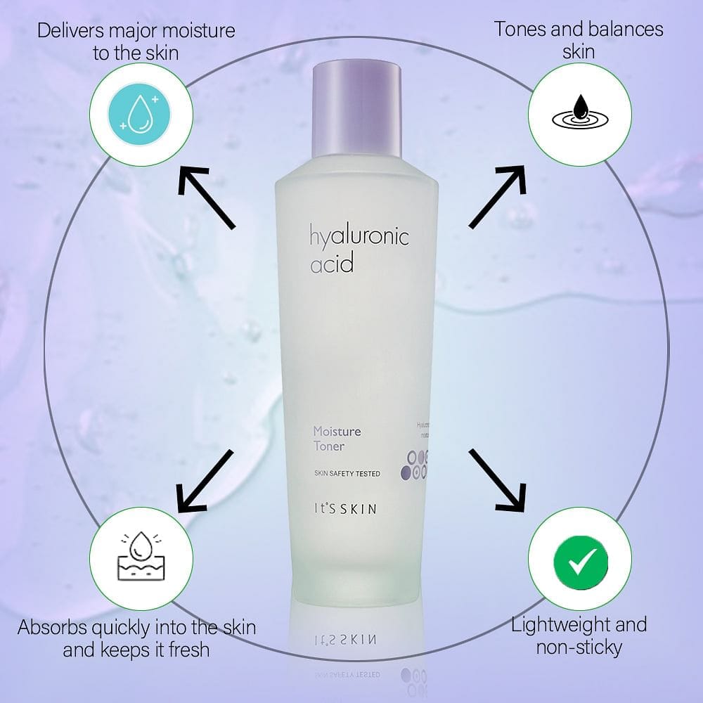 Benefits Of It's Skin Hyaluronic Acid Moisture Toner