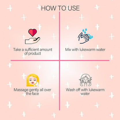 How To Use Mango White Cleansing Foam