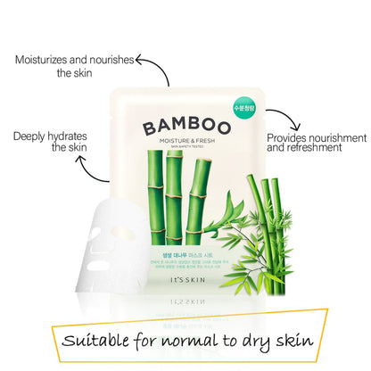Benefits of It's Skin The Fresh Mask Sheet -Bamboo