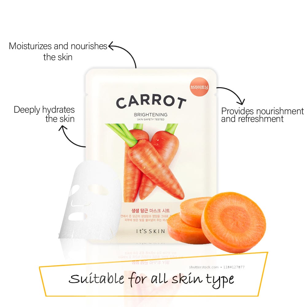 Benefits of It's Skin The Fresh Mask Sheet -Carrot