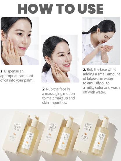 JUICE TO CLEANSE Grain Water Cleaning Oil All skin types for Men & Women (200 ml)