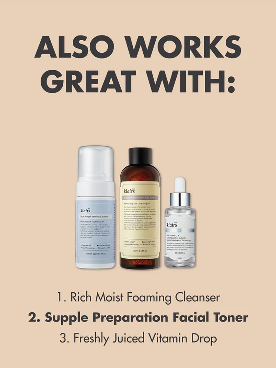 Klairs Supple Preparation Facial Toner 180ml