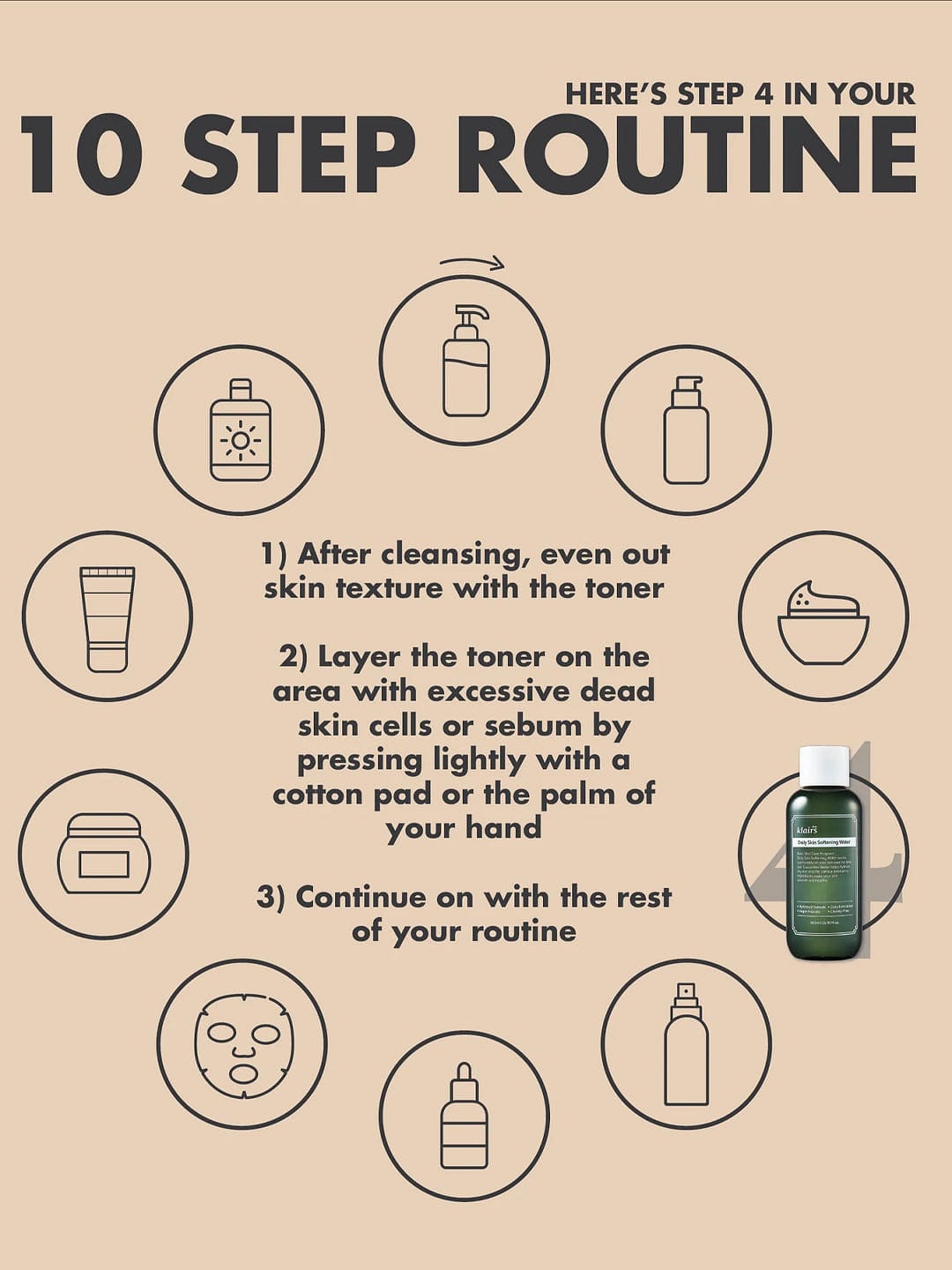 Klairs Daily Skin Softening Water 500 ml