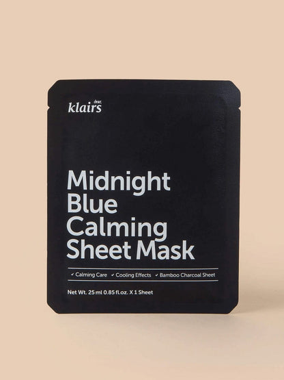 Klairs Midnight Blue Calming Sheet Mask (1pcs)