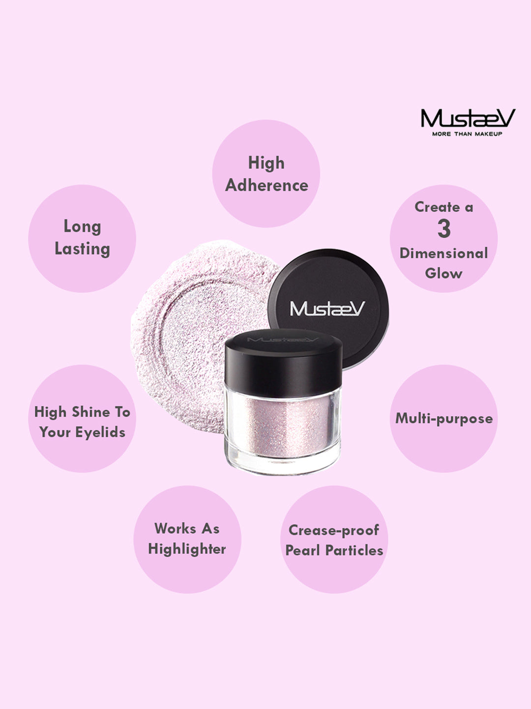MUSTAEV COLOR POWDER STARLIGHT PINK 2.5g