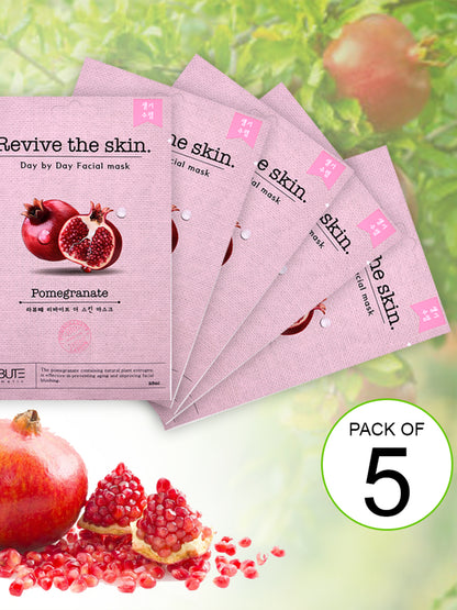 Pomegranate Face Mask 5 sheet