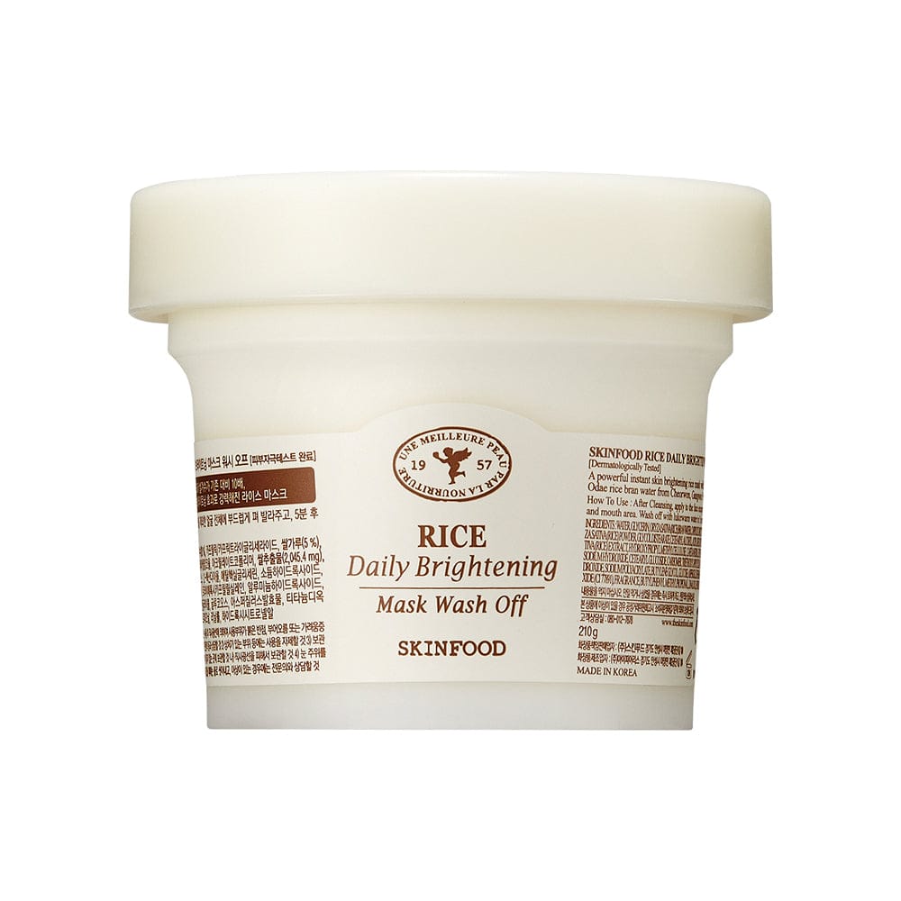 SKINFOOD Rice Daily Brightening Mask Wash off for Men's & Women's 