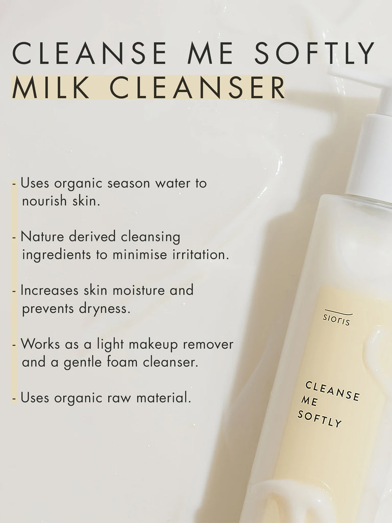 Sioris Cleanse Me Softly Milk Cleanser (200ml)
