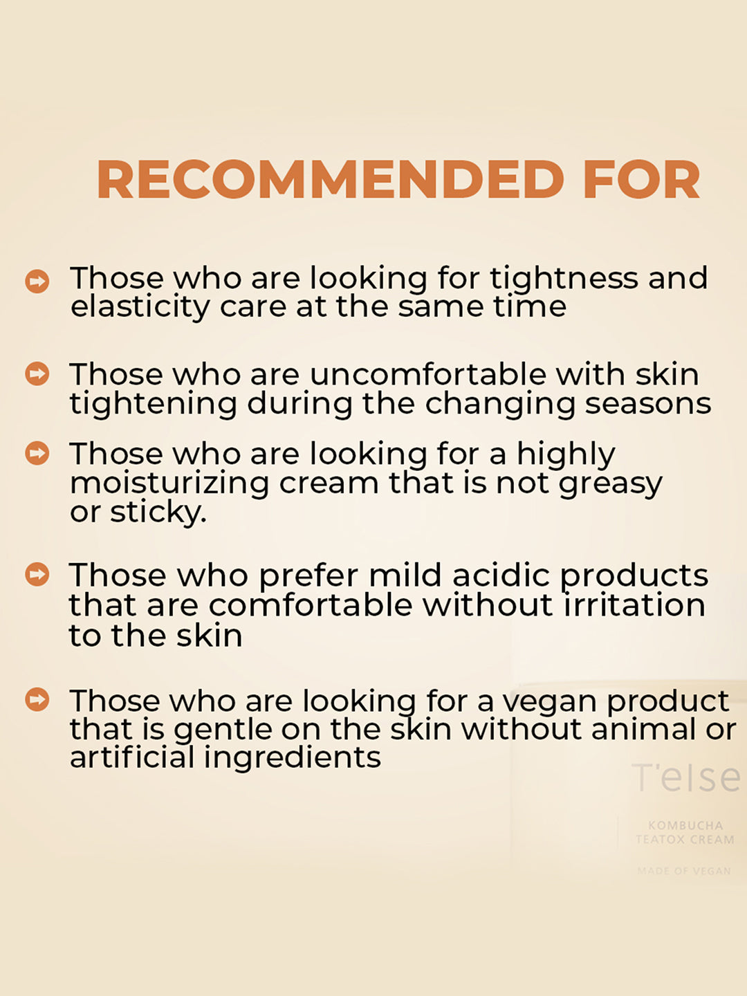 T'else Kombucha Teatox Cream 50ml