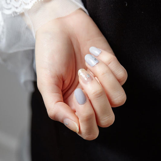 Dashing Diva Glaze Silver Marble