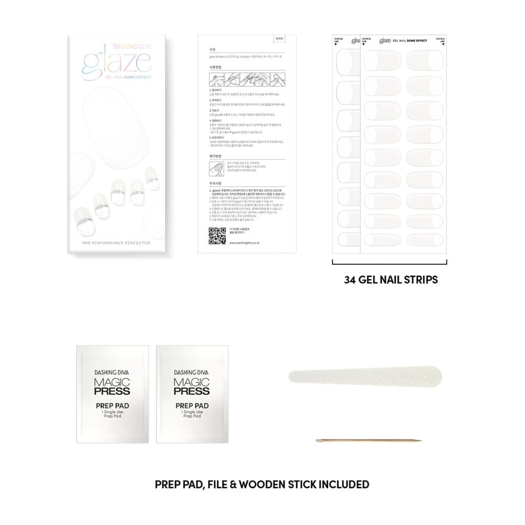 Dashing Diva Glaze White French 2