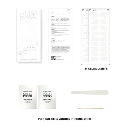 Dashing Diva Glaze White French 2