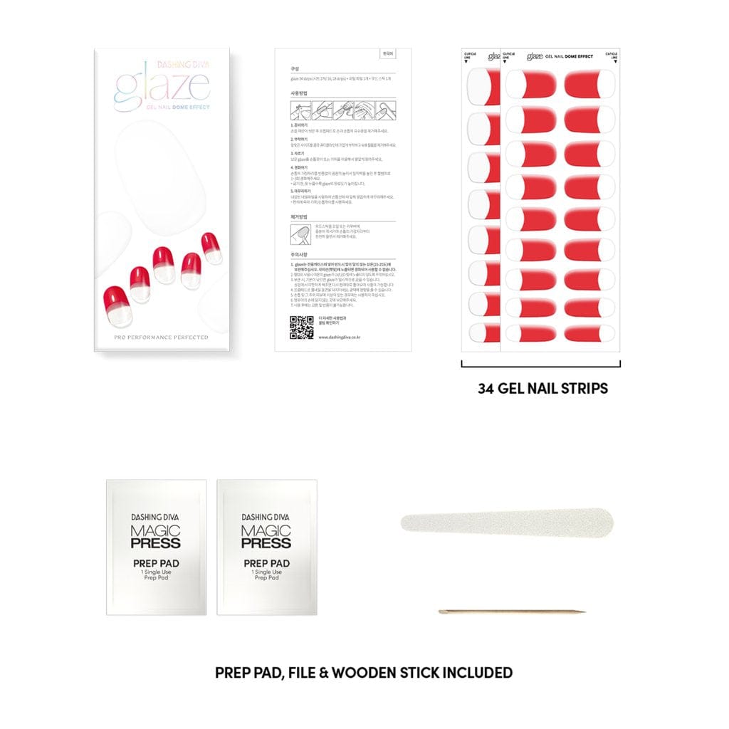  Dashing Diva Glaze Red French 3