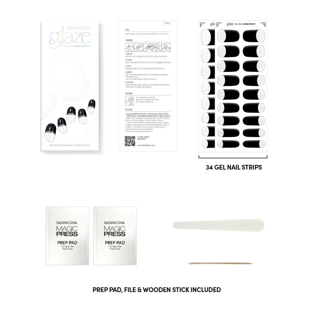 Dashing Diva Glaze Black French 4