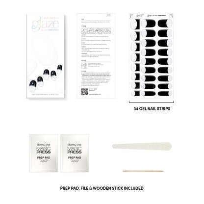 Dashing Diva Glaze Black French 4