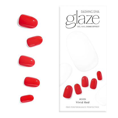 Dashing Diva Glaze Vivid Red