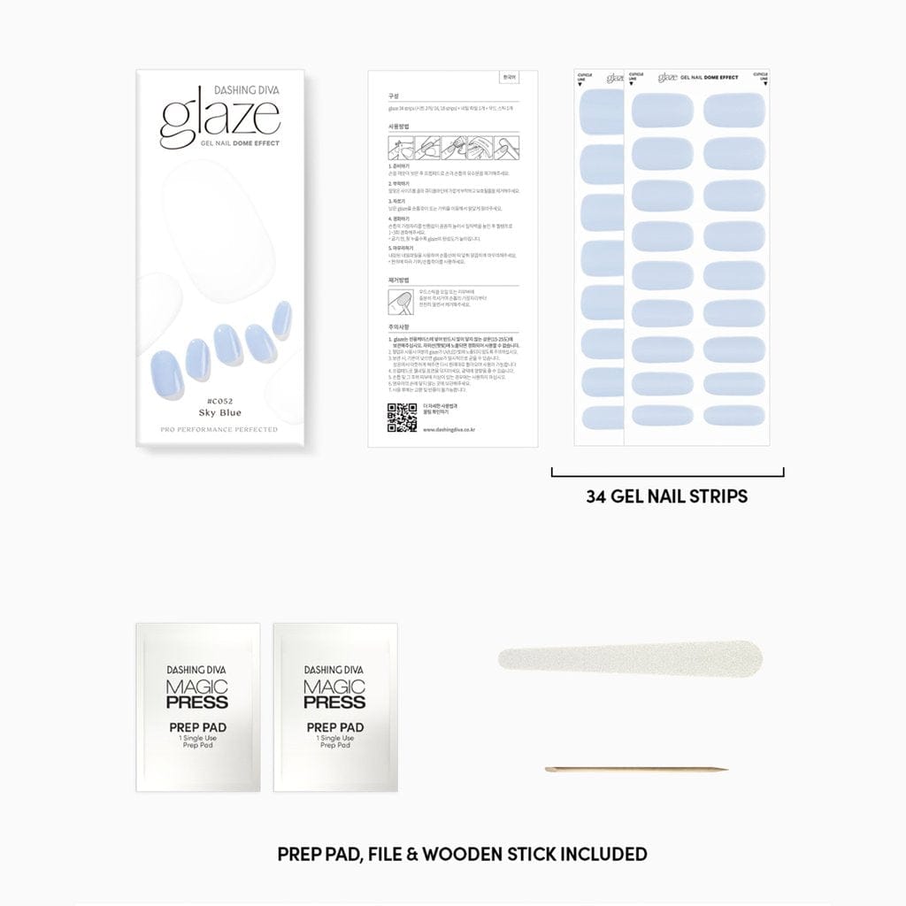 Dashing Diva Glaze Sky Blue 4