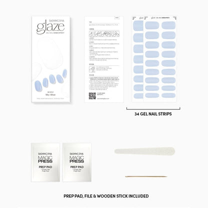 Dashing Diva Glaze Sky Blue 4