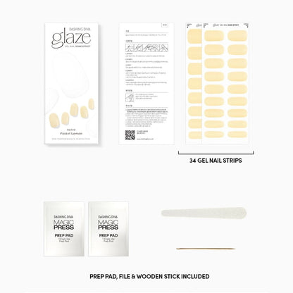 Dashing Diva Glaze Pastel Lemon 3