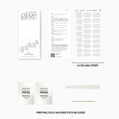 Dashing Diva Glaze Silver Crystal  4