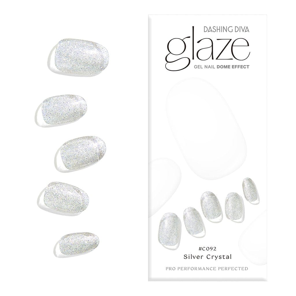Dashing Diva Glaze Silver Crystal  2