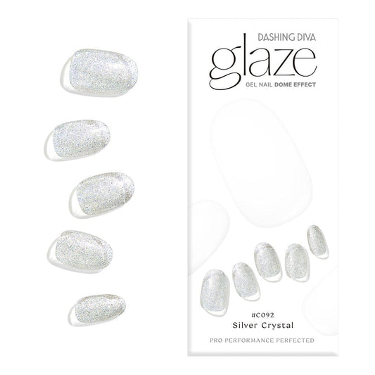 Dashing Diva Glaze Silver Crystal  2
