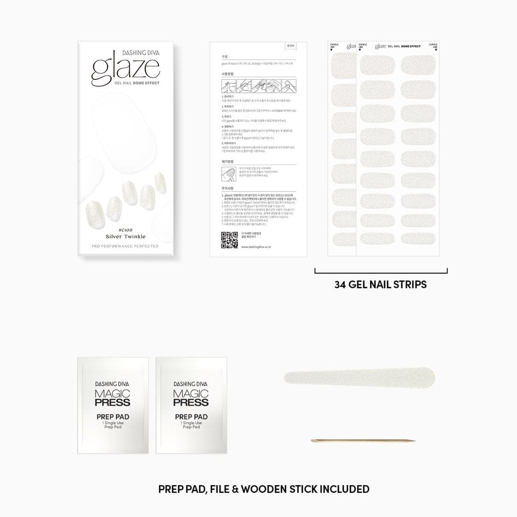Dashing Diva Glaze Silver Twinkle 5