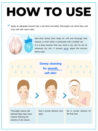 A'pieu Deep Clean Foam Cleanser -WHIPPING-(130ml)