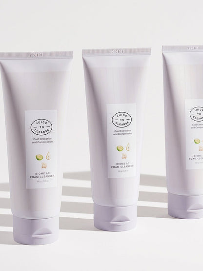 Juice to Cleanse biome ac foam cleanser 150g : Oily and acne-prone skin