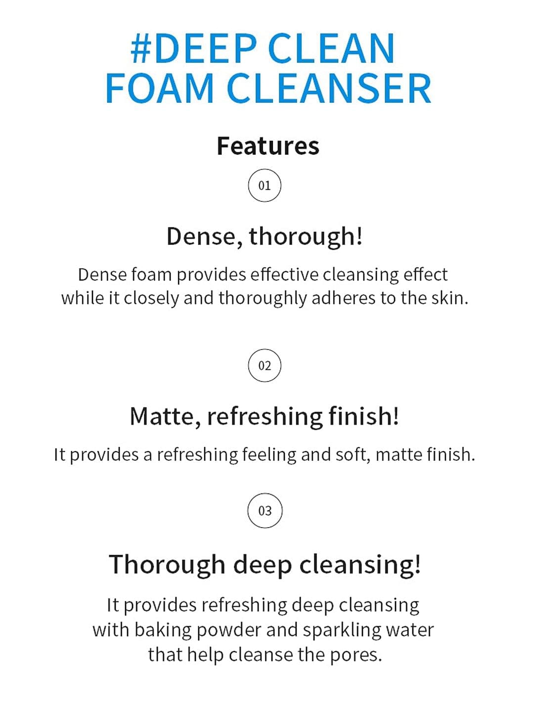 A'PIEU Deep Clean Foam Cleanser (2ea) For Acne Pores Skin unisex