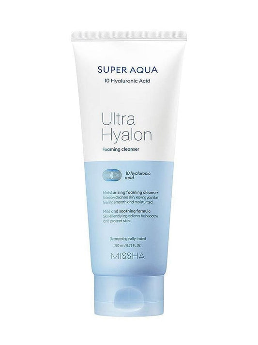 MISSHA SUPER AQUA ULTRA HYALRON FOAMING CLEANSER(200ml)