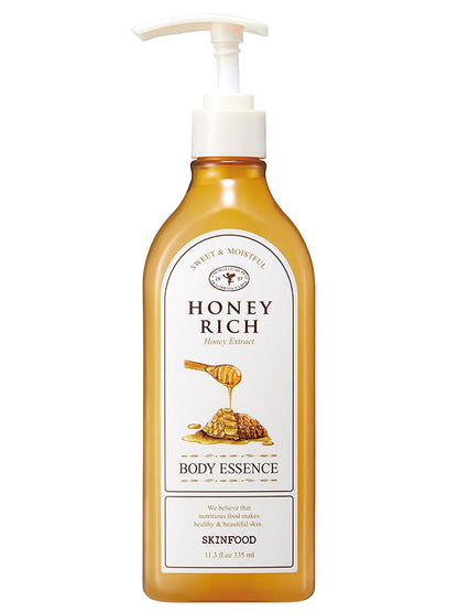 SKINFOOD HONEY RICH BODY ESSENCE : Nourishes skin for a radiant honey-kissed glow