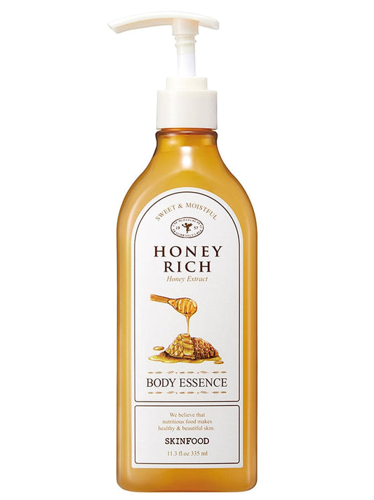 SKINFOOD HONEY RICH BODY ESSENCE : Nourishes skin for a radiant honey-kissed glow
