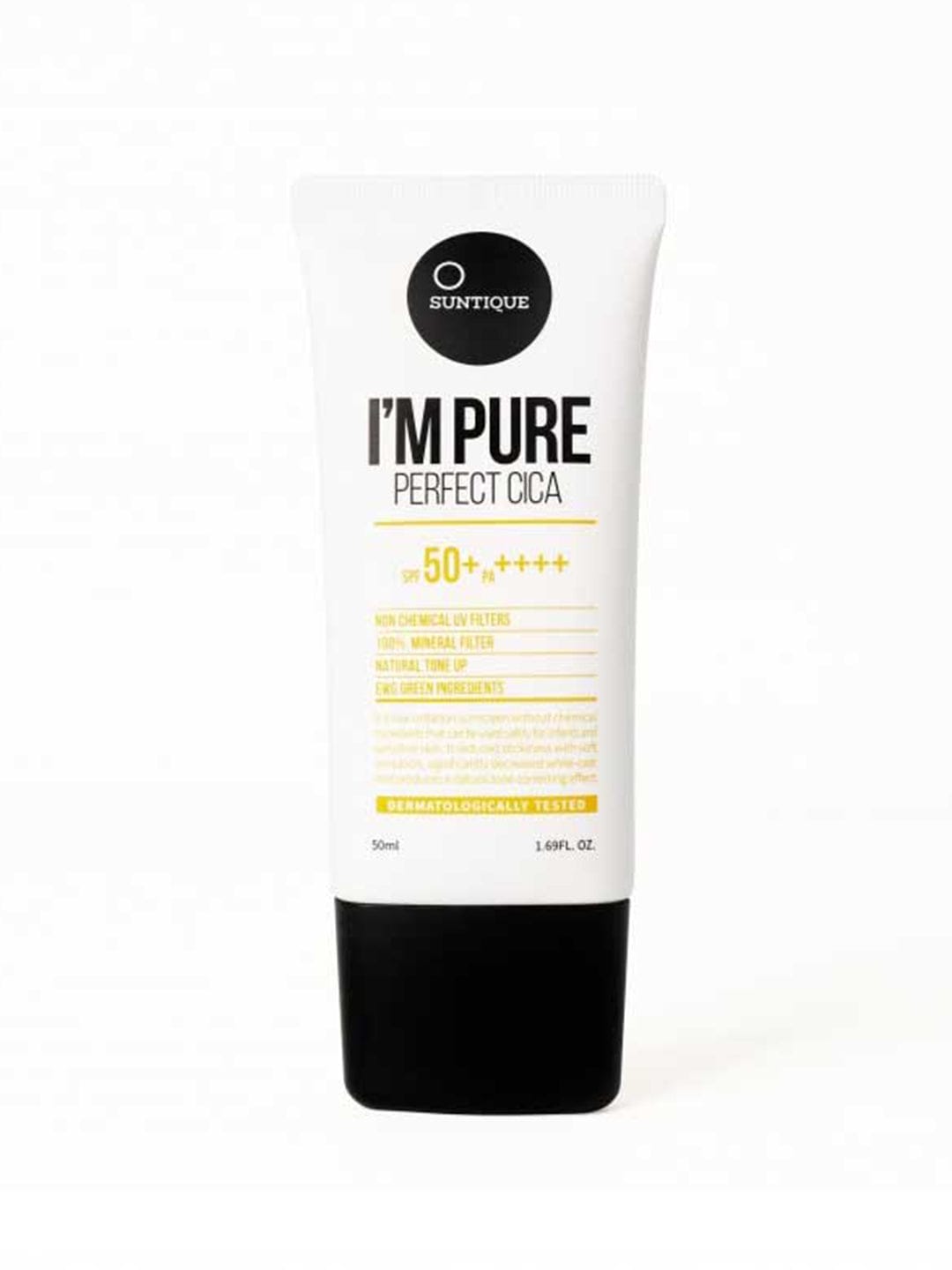 Suntique I'M PURE Perfect Cica SPF50+pa++++ : , Non-sticky and non-greasy texture(50ml)