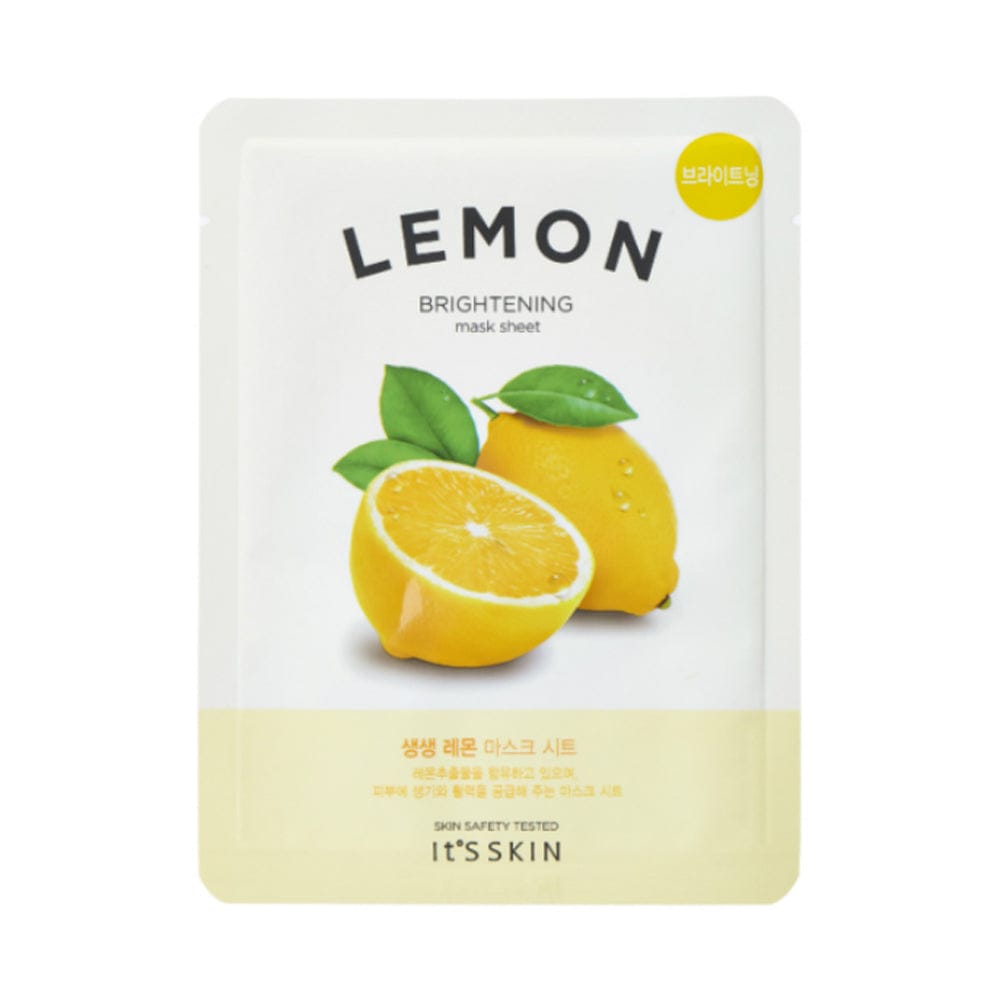 It's Skin The Fresh Mask Sheet Lemon- Set Of 5 For Sebum Control and oily Skin Unisex